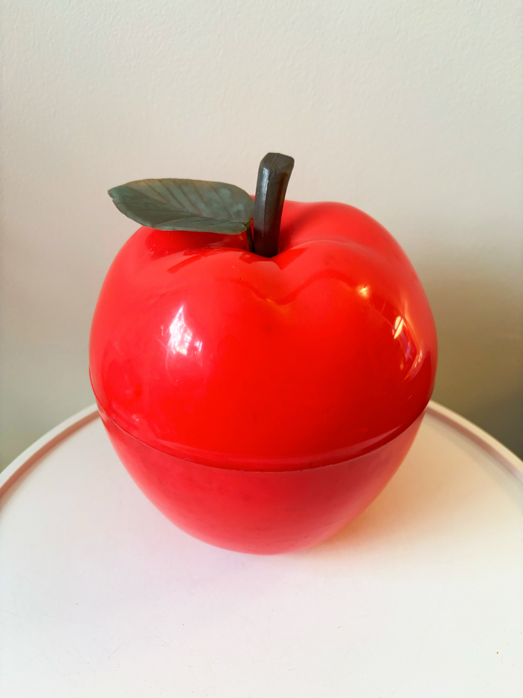 80’s Red Apple Ice Bucket