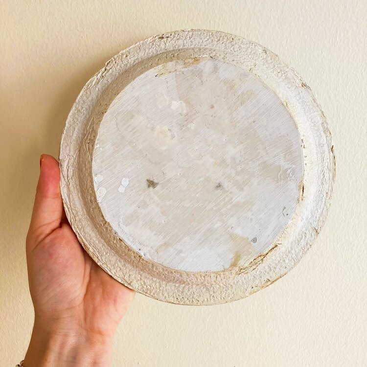 Strawberry Embossed Rustic Ceramic Wall Plate 