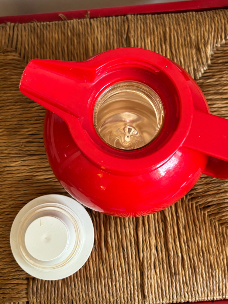 80’s Bright Red West German Thermos Jug