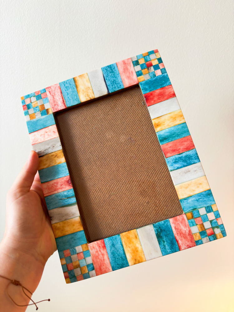 Colorful Wood Photoframe