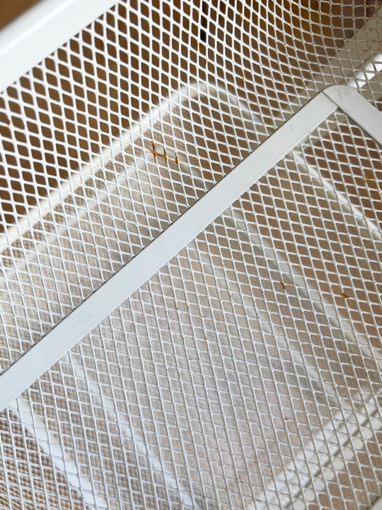 White Metal Utility Cart by Ikea
