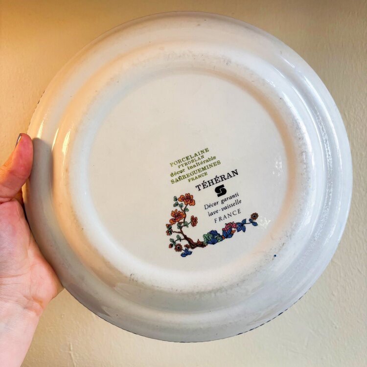 French “Cherry Blossom” Wall Plates 