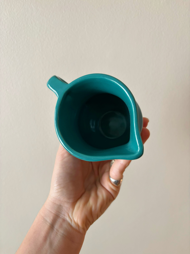 80’s Petrol Green Milk Jug