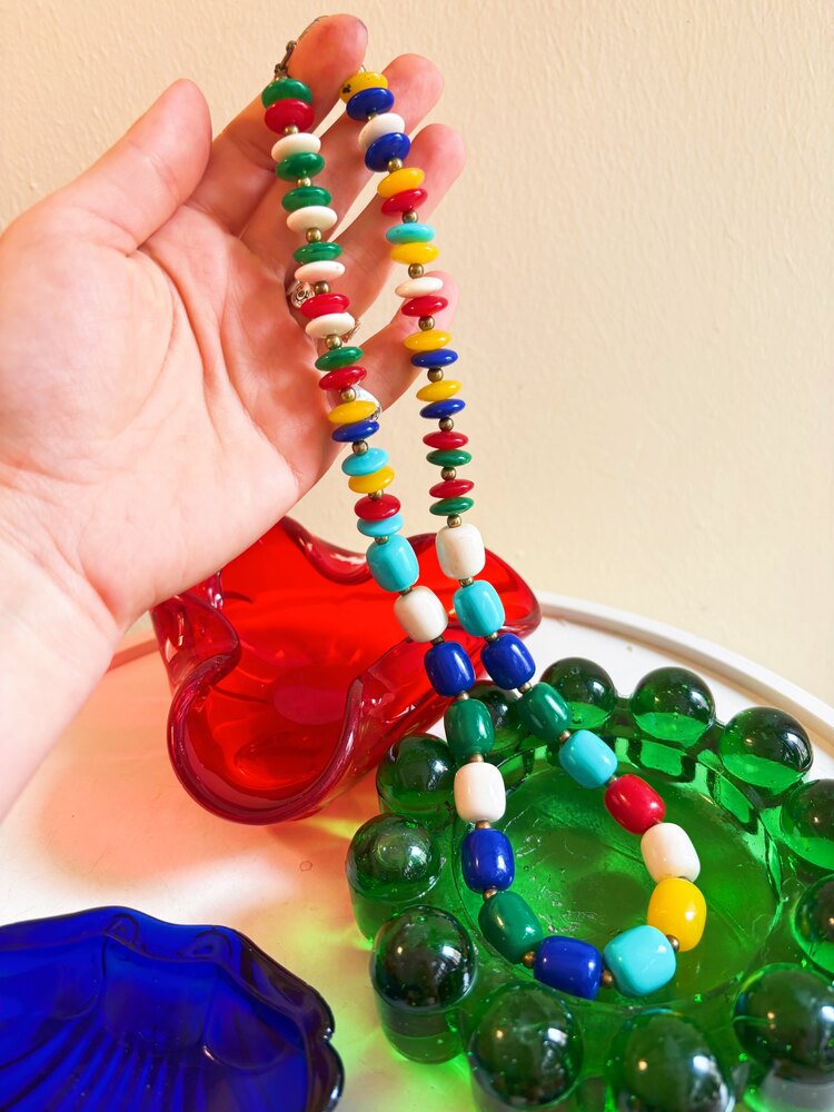 80’s Beaded Funky Necklaces