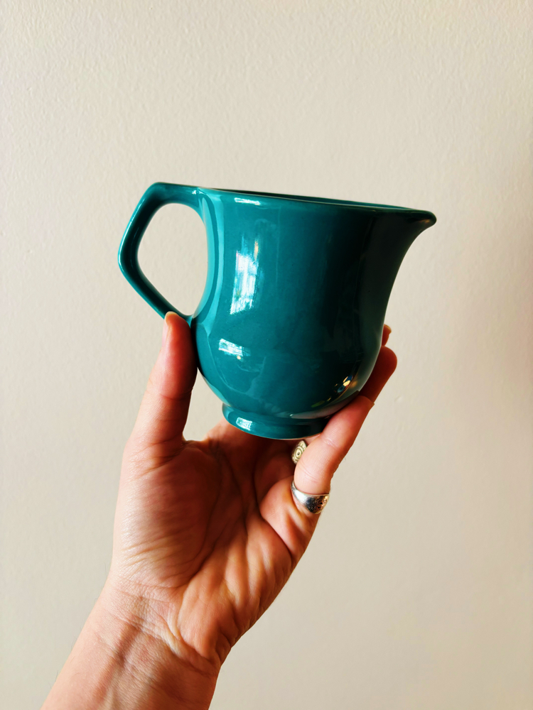 80’s Petrol Green Milk Jug