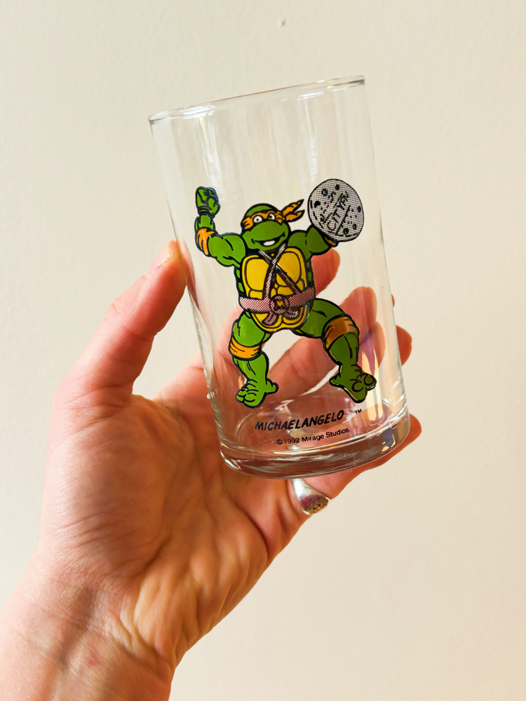 1992 Ninja Turtles Glass Deadstock Tumblers
