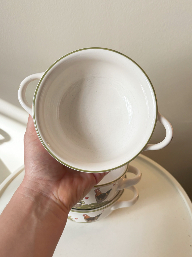 Vintage German Farmhouse Bowls 