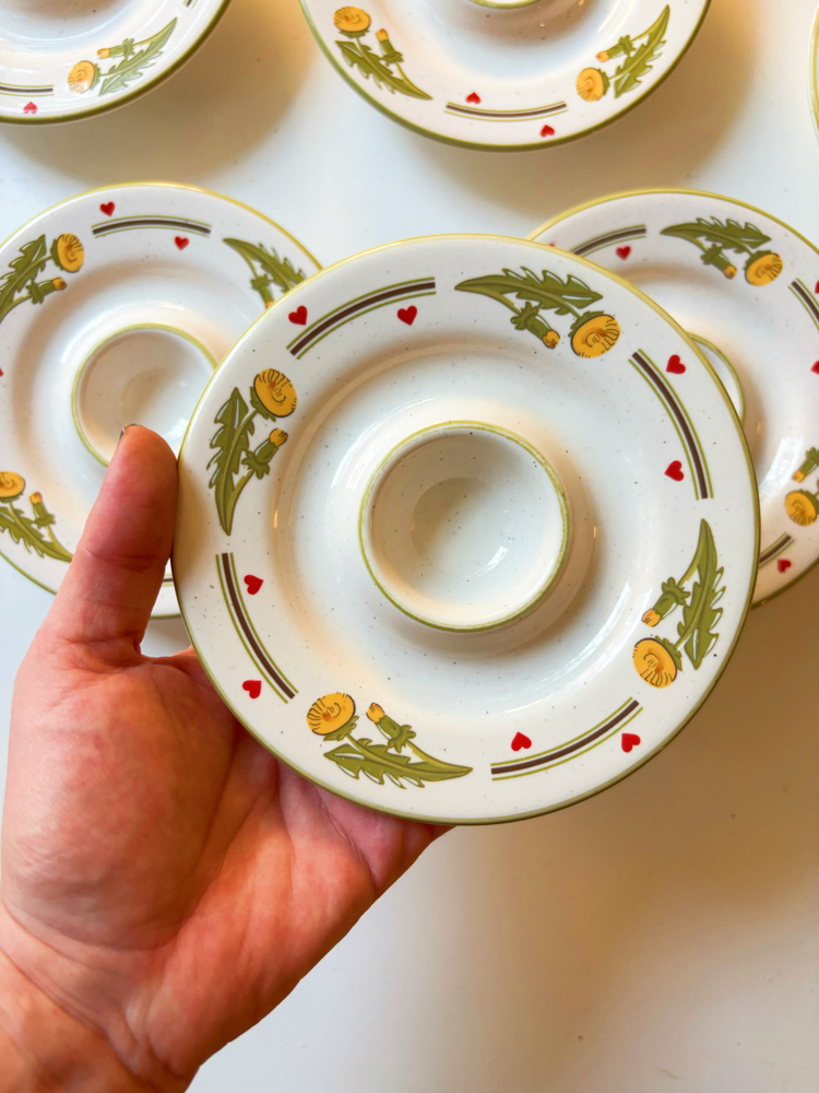 Vintage German Farmhouse Egg Cups
