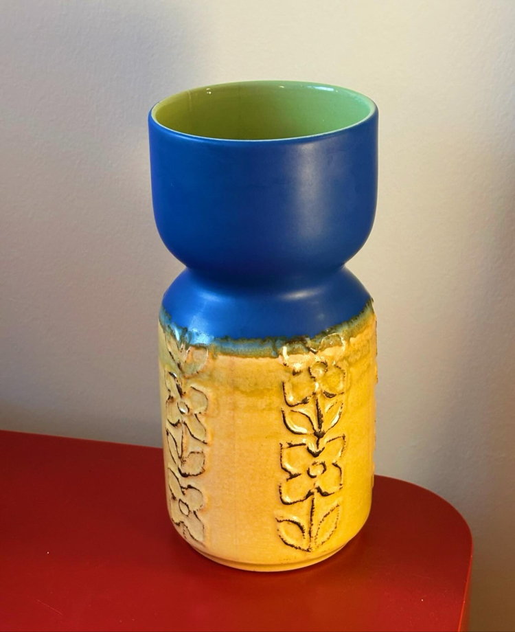 70’s Handmade Eczacibasi Ceramic Vase