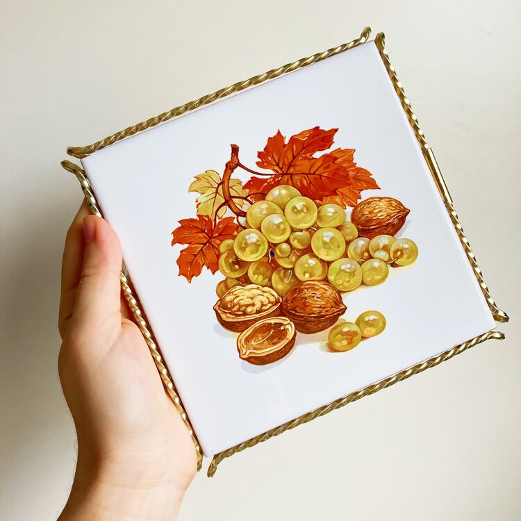 70’s Italian Ceramic Tile Trivets 