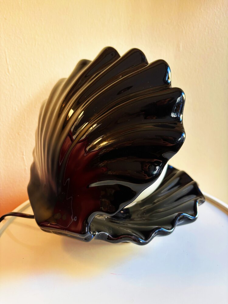60’s French Seashell Lamp 