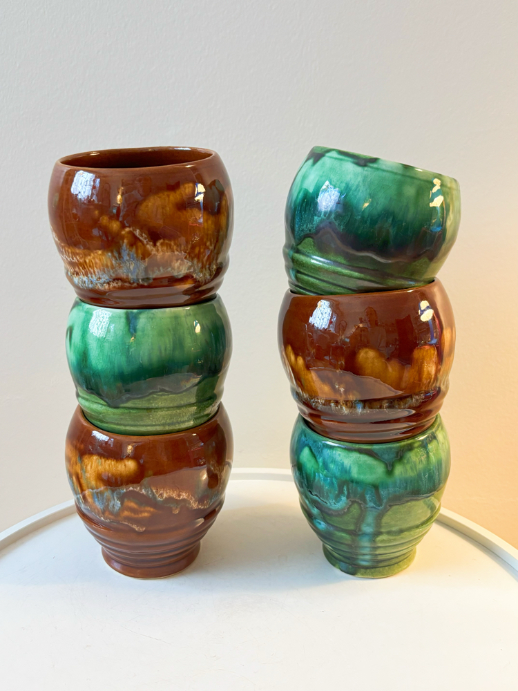 70’s Eczacibasi Handmade Ceramic Mugs