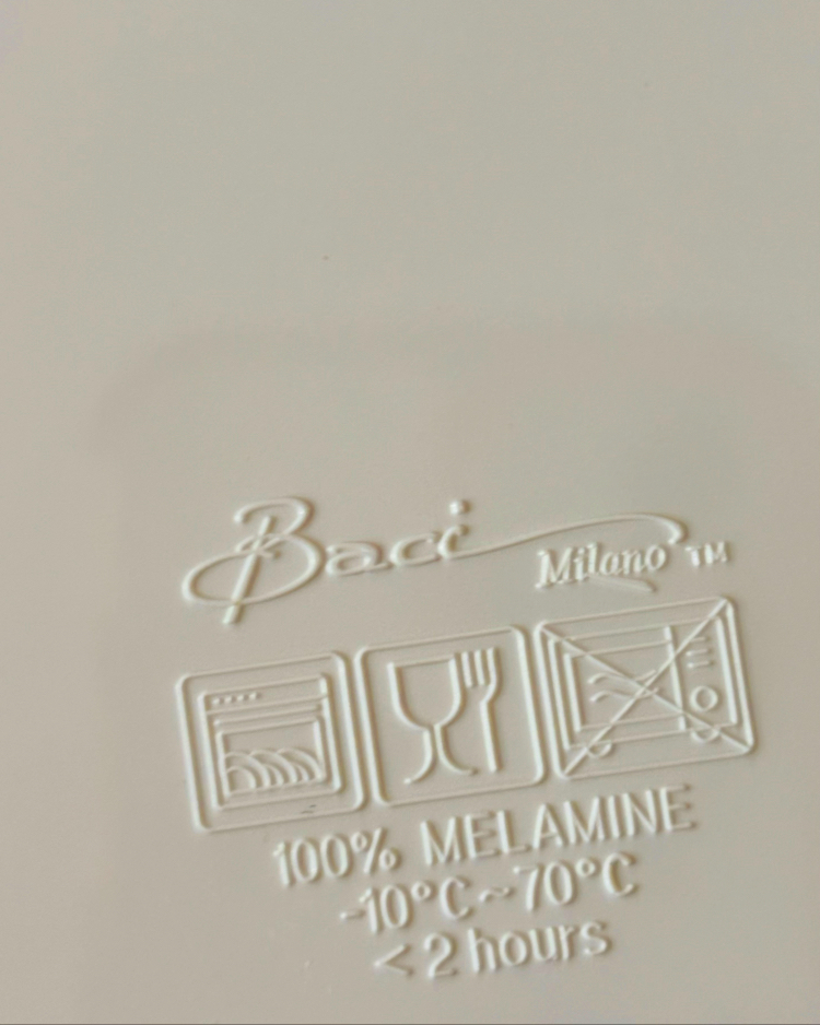 Baci Milano Glam Miss Italy Serving Plate 
