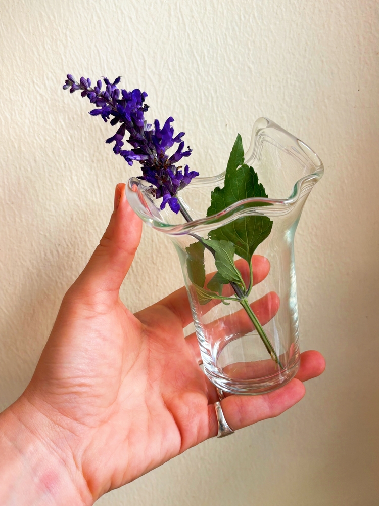 Hand Blown Glass Abstract Vases