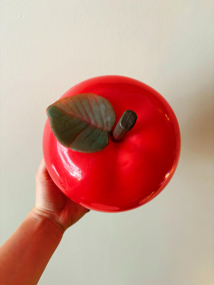 80’s Red Apple Ice Bucket