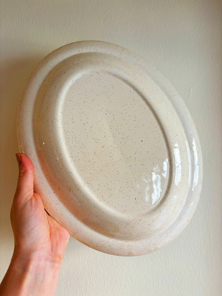70’s James Cooper English Ironstone Wall Plate