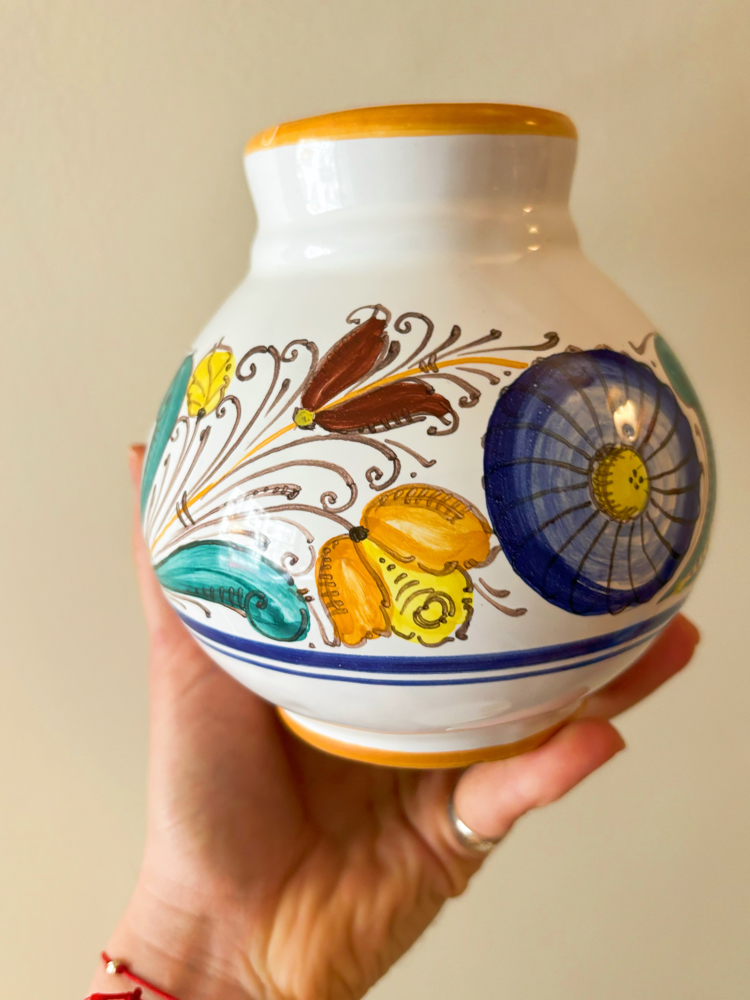 70’s Italian Handmade Ceramic Jug