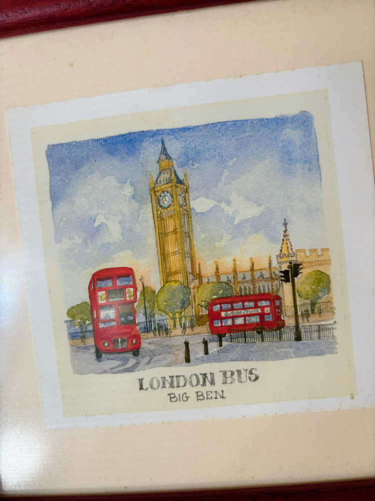 London Original Watercolor Artwork