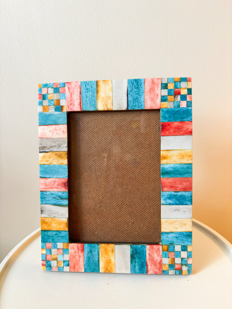 Colorful Wood Photoframe