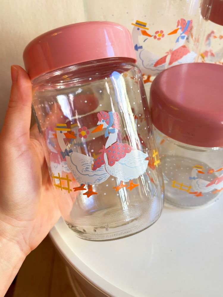 (660 ml) 80’s French Goose Jars 