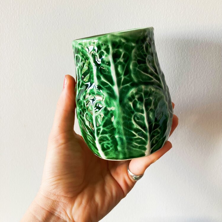 70’s Portuguese Cabbage Mugs