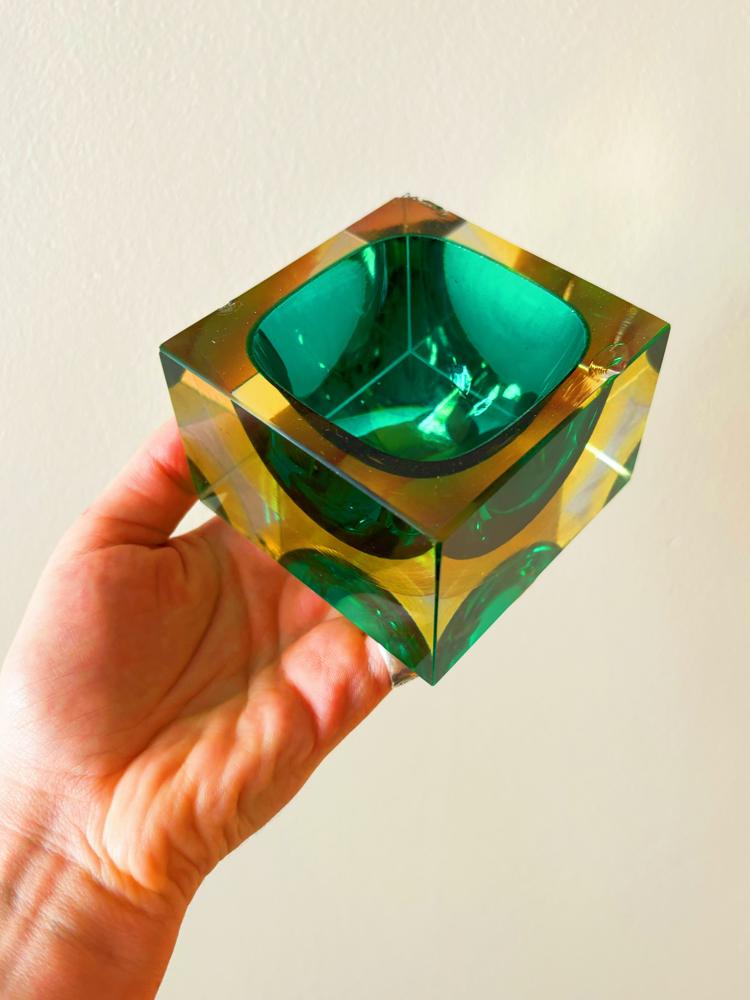 50’s Italian Sommerso Murano Ashtrays