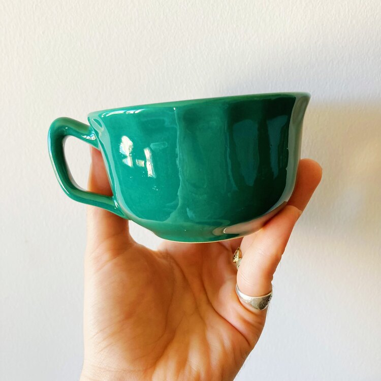80’s Petrol Green Eczacibasi Teacups