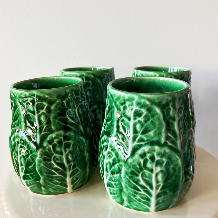 70’s Portuguese Cabbage Mugs