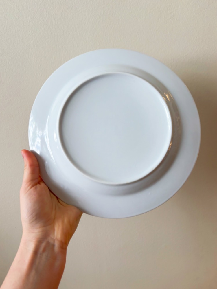 90's Floral Porcelain Plate Set 