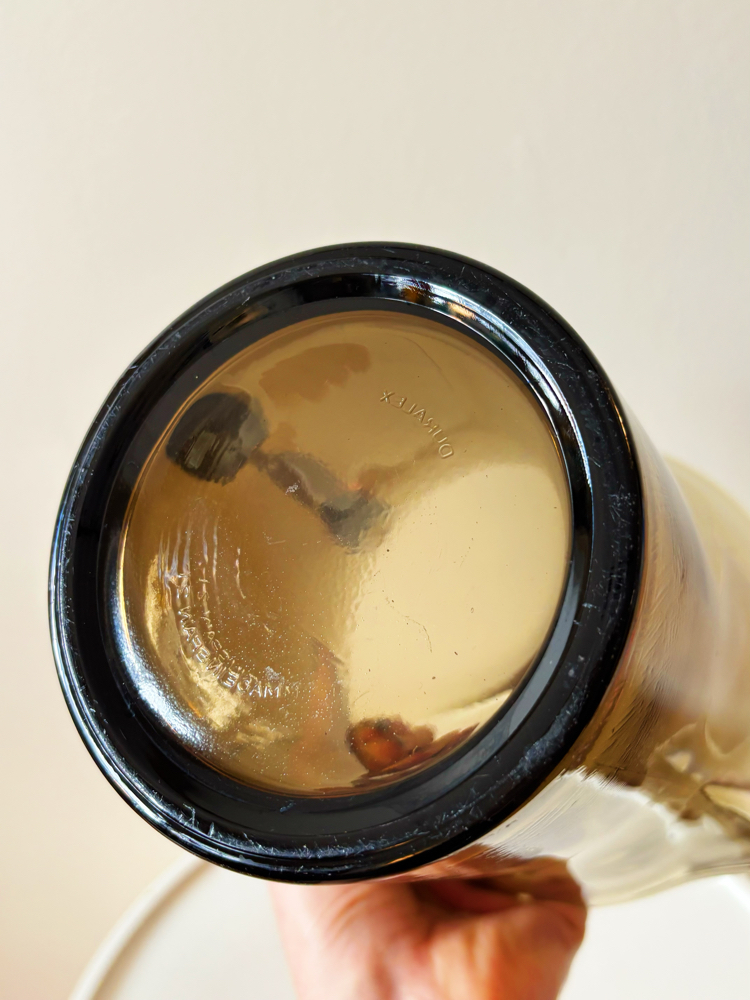 80’s French Duralex Fumed Glass Jug