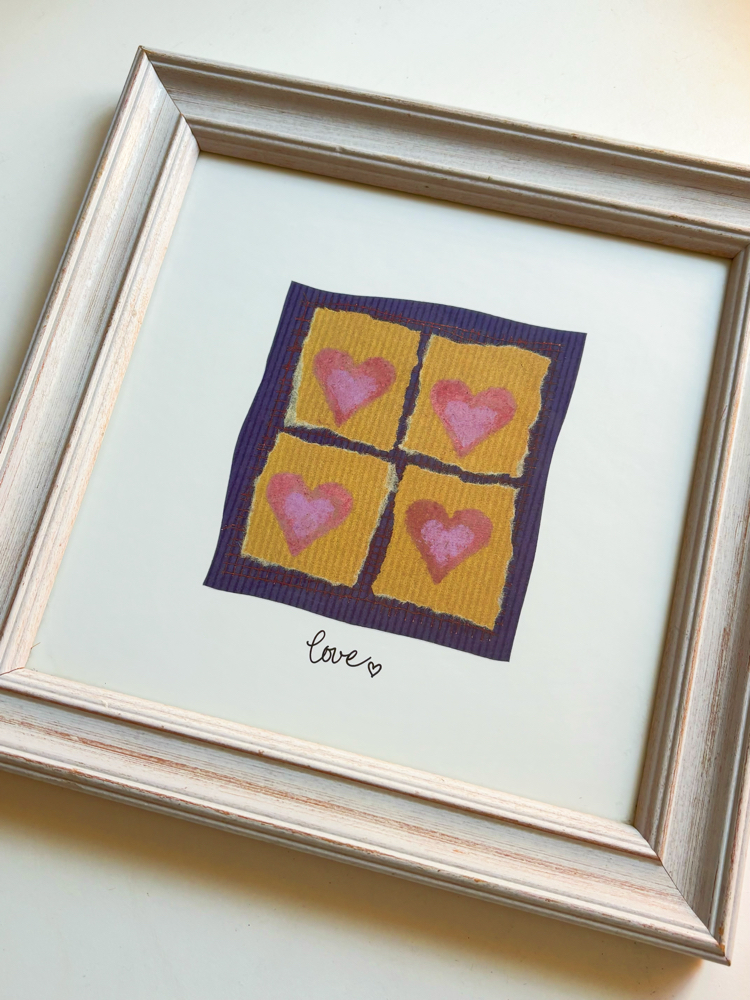 “Friendship Sayings: Love” Framed Art 