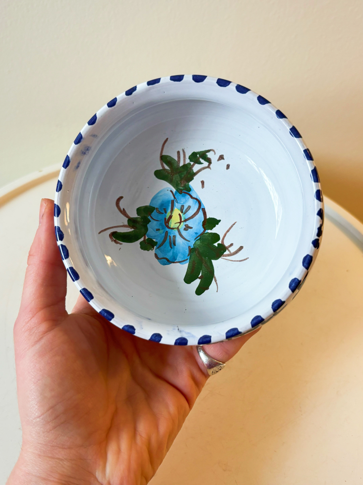 “Hotel Victoria” Handmade Italian Ceramic Candy Bowl
