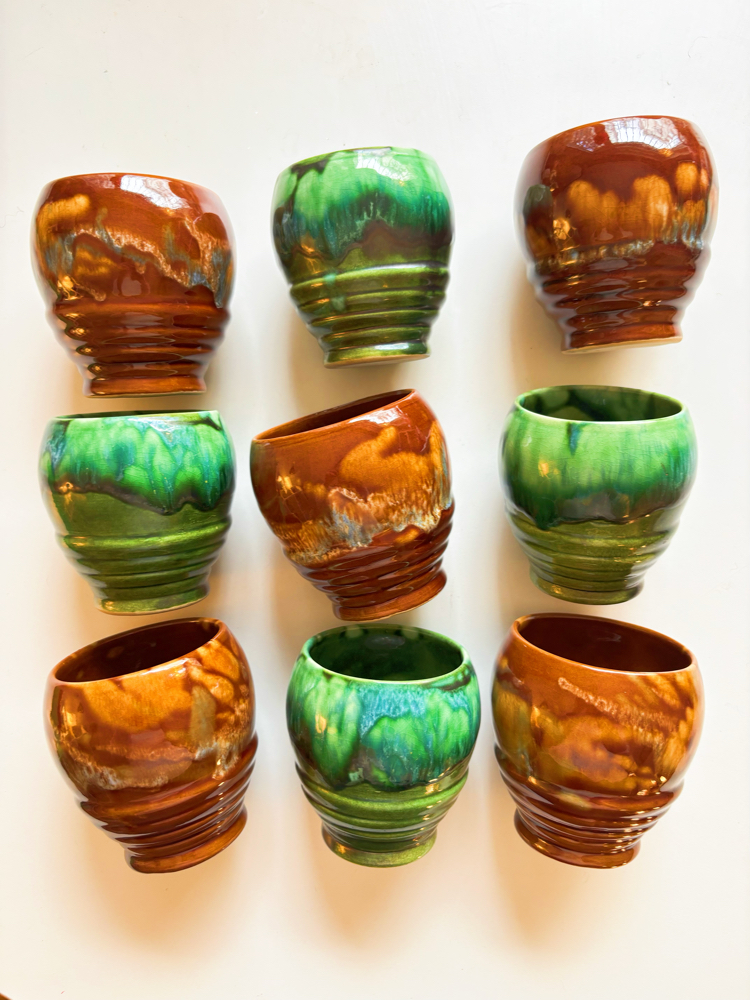 70’s Eczacibasi Handmade Ceramic Mugs