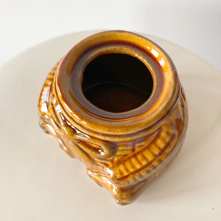 70’s German Teddy Bear Shaped Pot 