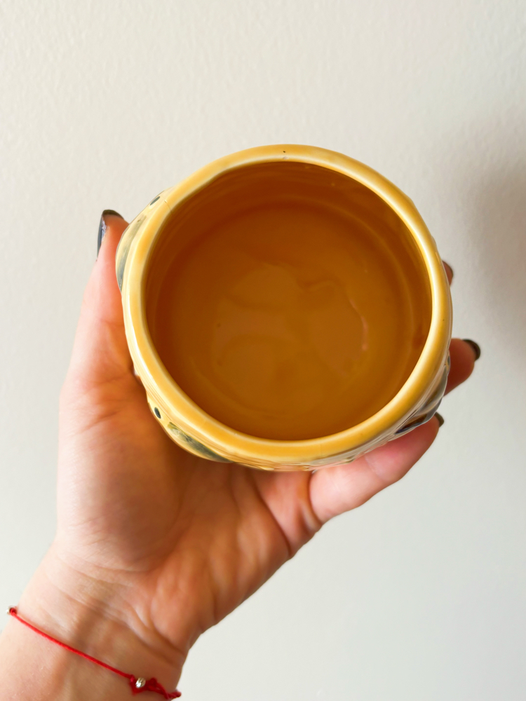 Ceramic Bee Embossed Honey Jar