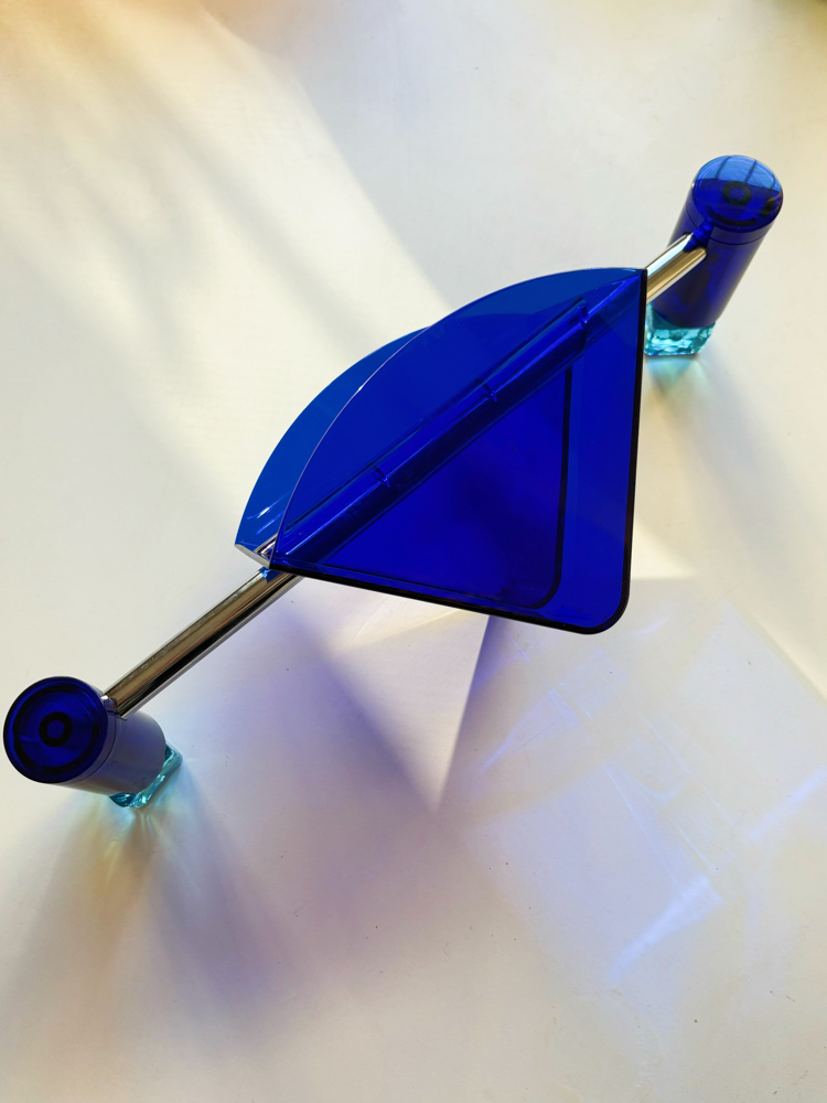 German Emsa Cobalt Blue Plexy Coffee Filter Holder 