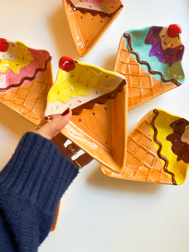 Ceramic Cupcake Plates (20 cm)