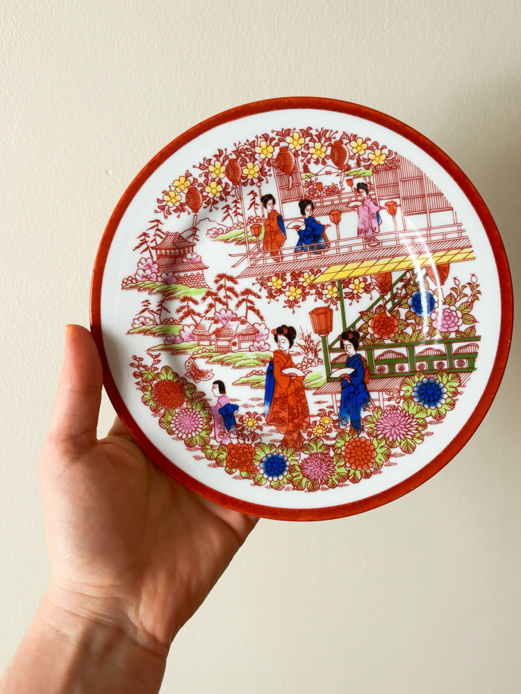 70’s Japanese Porcelain Plates 