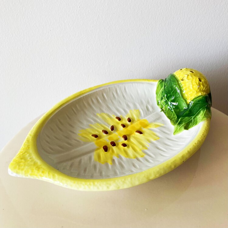 Italian Handmade Lemon Shaped Dish