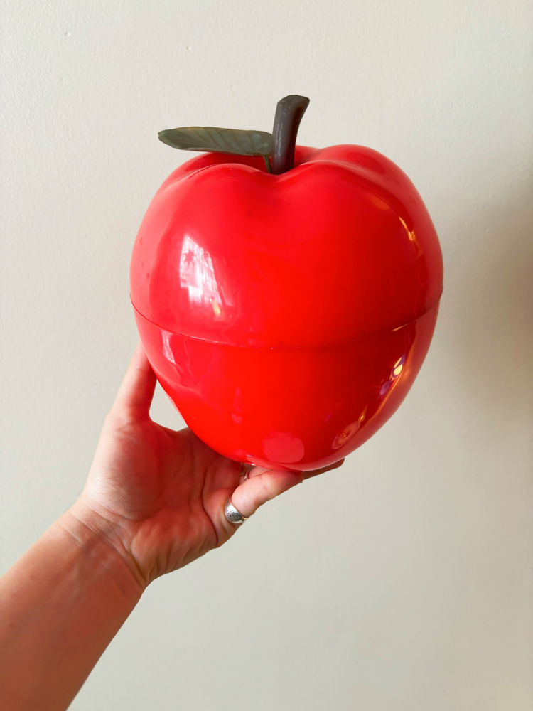80’s Red Apple Ice Bucket