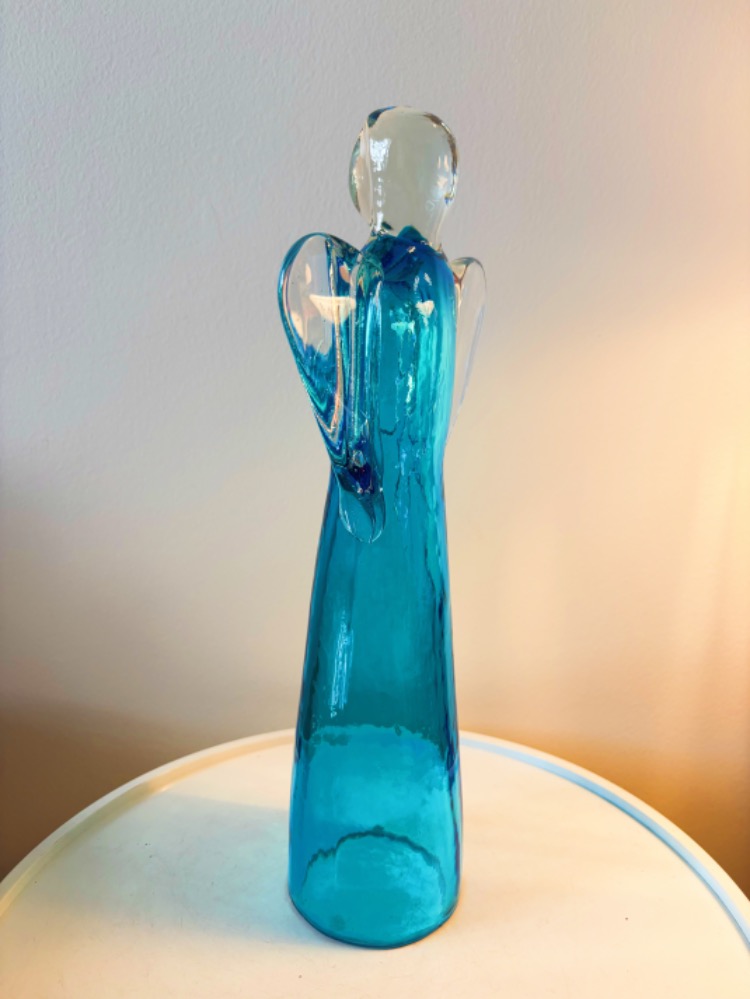 Handblown Glass Angel Sculpture