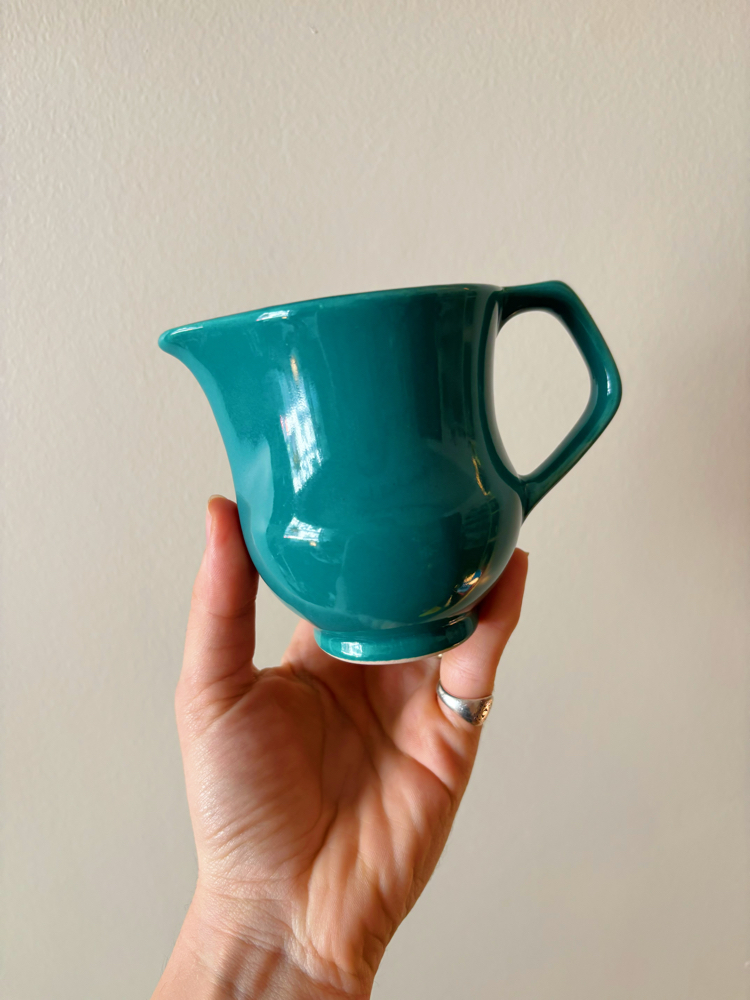 80’s Petrol Green Milk Jug