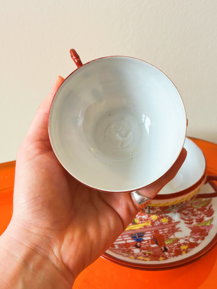 70’s Japanese Eggshell Porcelain Teacups