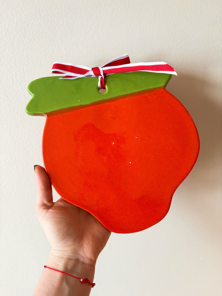 Handmade Ceramic Radish Trivet 