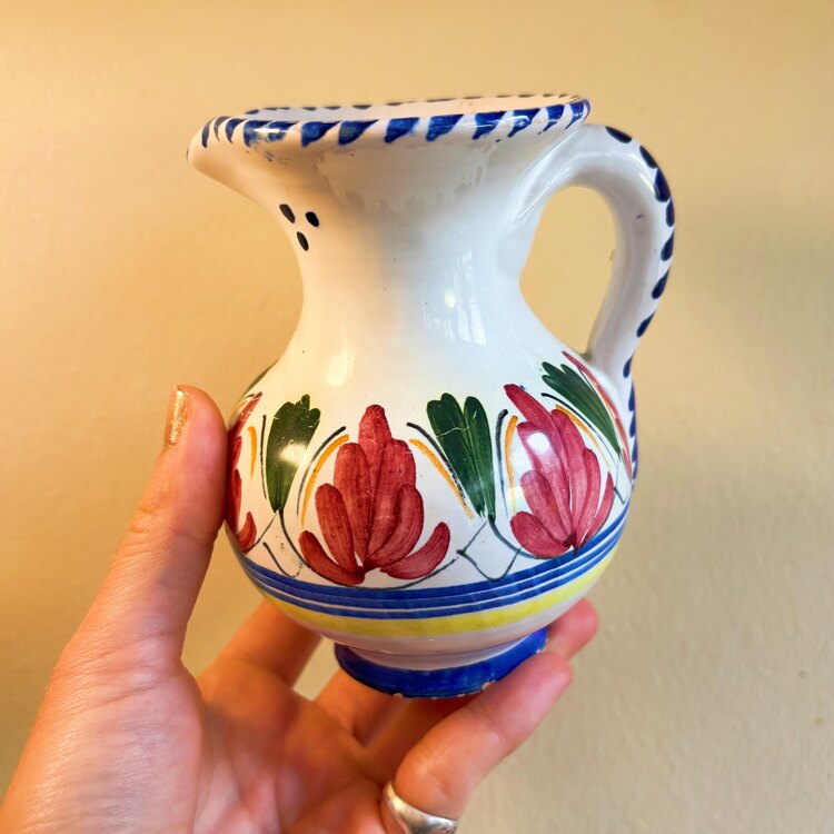 70’s Italian Hand Painted Mini Jug 