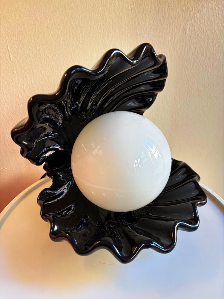 60’s French Seashell Lamp 