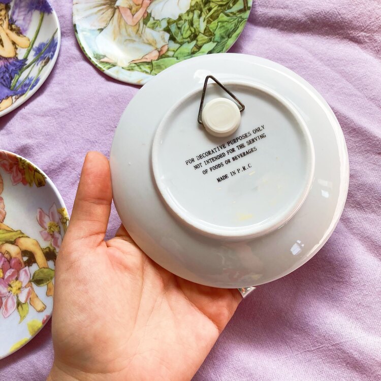 Flower Fairies Porcelain Wall Plates 