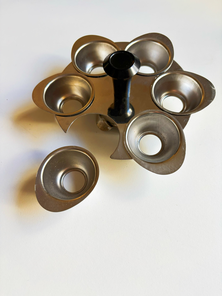 80’s Stainless Steel Egg Cups