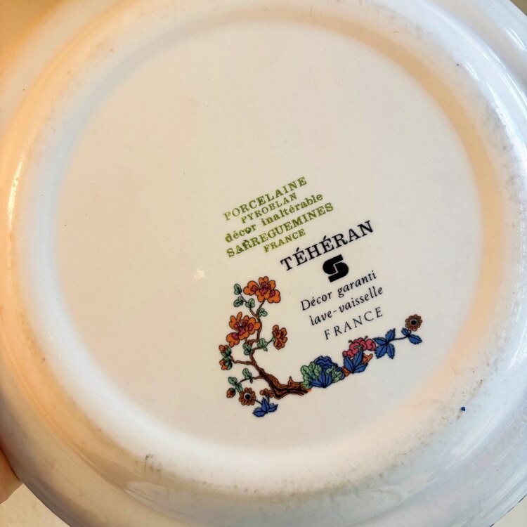 French “Cherry Blossom” Wall Plates 