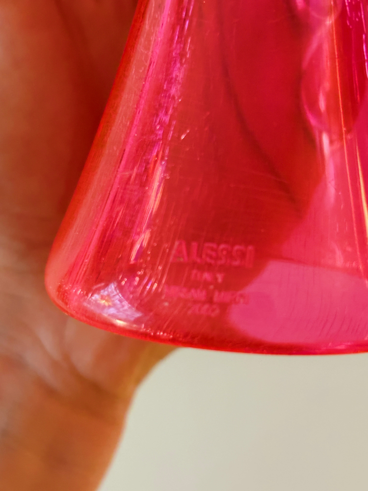 Alessi Neon Pink Bowl